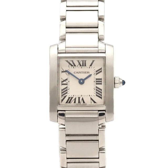 Cartier Tank Francaise SM Quartz Watch from The Reluxe