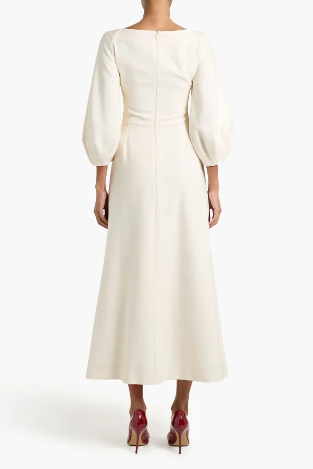 Gabriela Hearst Madyn Sequin-Embellished Wool-Blend Midi Dress, photo 3 of 4 from THE OUTNET