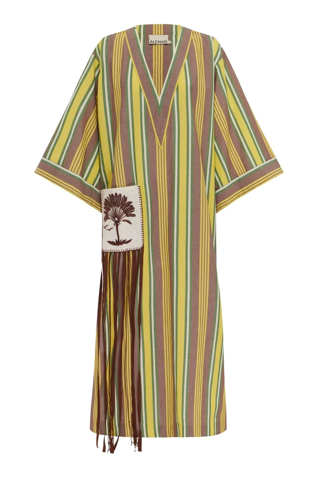 2601 - SUMMER 26 CLOVER V NECK MIDI DRESS from Alemais, photo 1 of 1