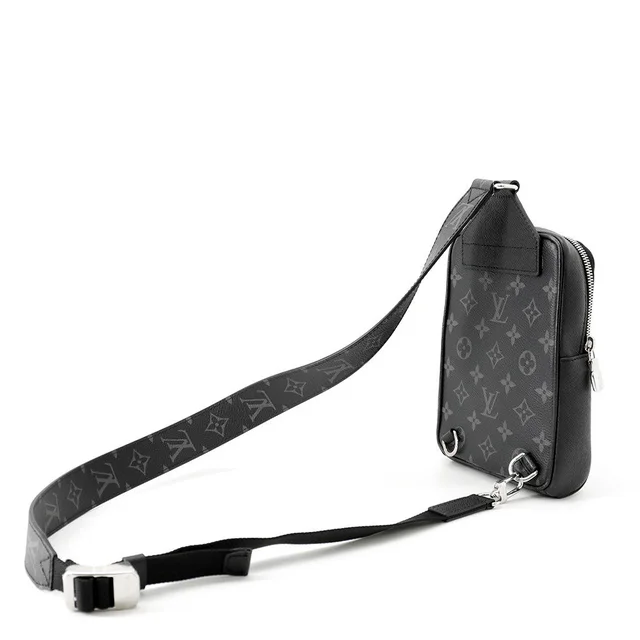 Louis Vuitton outdoor sling bag NoirM30741 Monogram Eclipse Taiga Leather in Leather from GALLERY RARE, photo 2 of 2