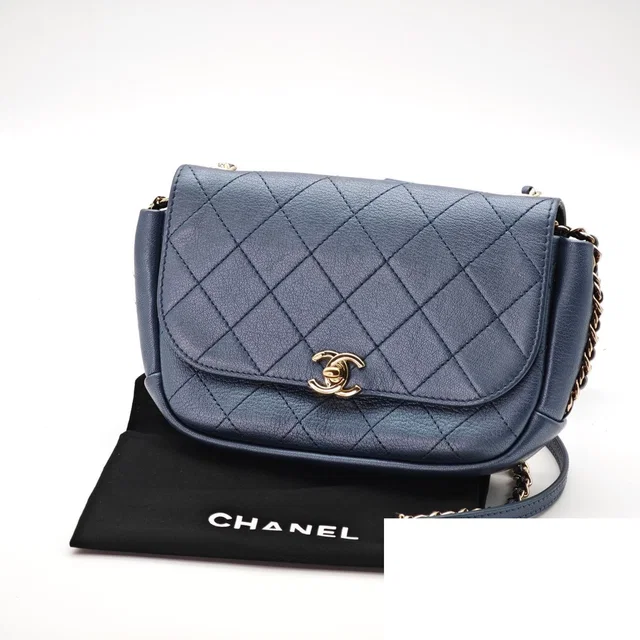 Chanel Shoulder Bag Leather in Leather from The Reluxe