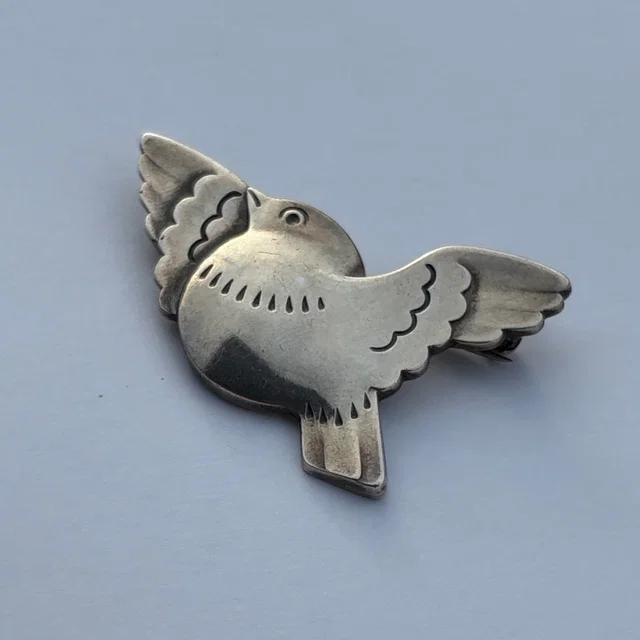 Georg Jensen Sterling Silver Dove Brooch in silver|gray from Poshmark