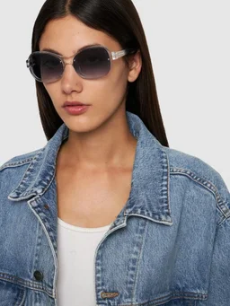 A BETTER FEELING Butterfly Sunglasses in 0% Acetate, photo 4 of 5 from LUISAVIAROMA