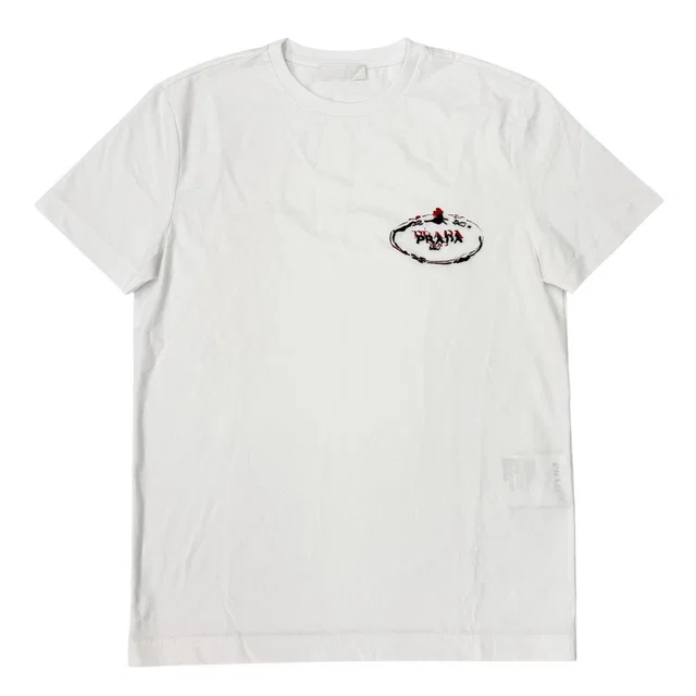 Prada Short Sleeve T-Shirt Cotton from The Reluxe