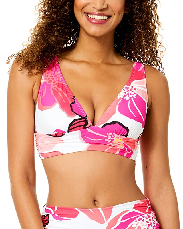 Anne Cole Soft Shirred Band Bralette, image 1 of 1 from Rue La La