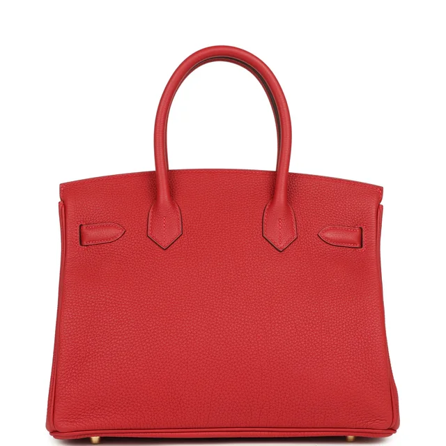 Hermès Birkin 30 Rouge Casaque Togo Gold Hardware in Red Togo leather from Madison Avenue Couture, photo 2 of 2