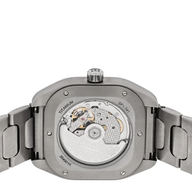 Hermès Titanium 39mm H08 Automatic Watch in Satin from FASHIONPHILE, photo 4 of 5