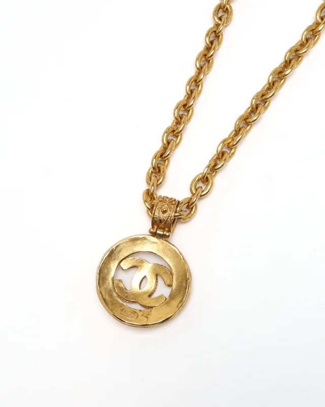 Chanel Vintage Coco Mark Necklace from A Retro Tale, photo 4 of 4