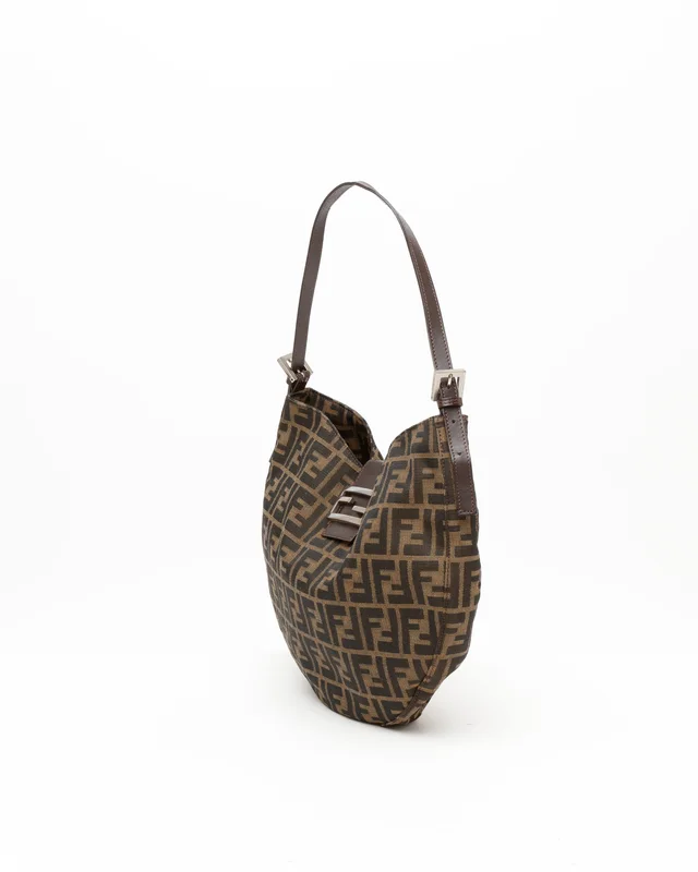 Fendi Zucca Shoulder Bag in Canvas from A Retro Tale, photo 2 of 8