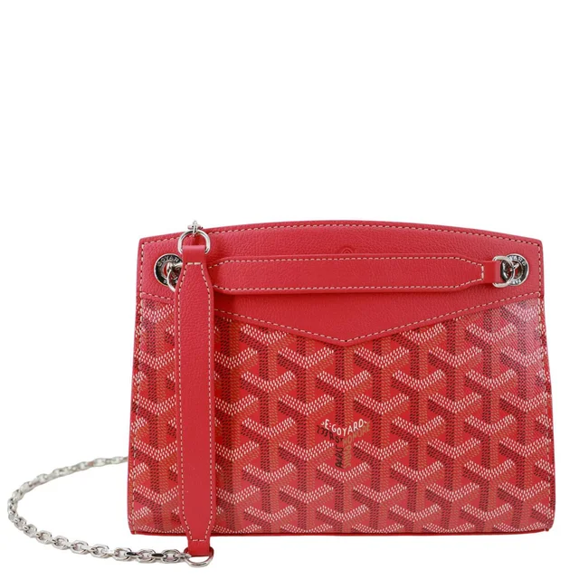 Goyard Rouette Structure Mini Canvas Shoulder Bag Pink in Pink Canvas from Dallas Designer Handbags