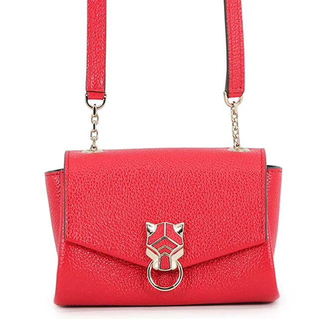 PANTHERE by Cartier Shoulder RedL3002142 Leather in Leather from GALLERY RARE
