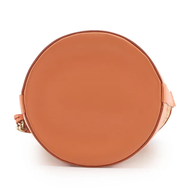 Bvlgari Serpenti Bucket Bag Shoulder Bag Orange Rattan Leather in Orange Raffia from GALLERY RARE, photo 2 of 2