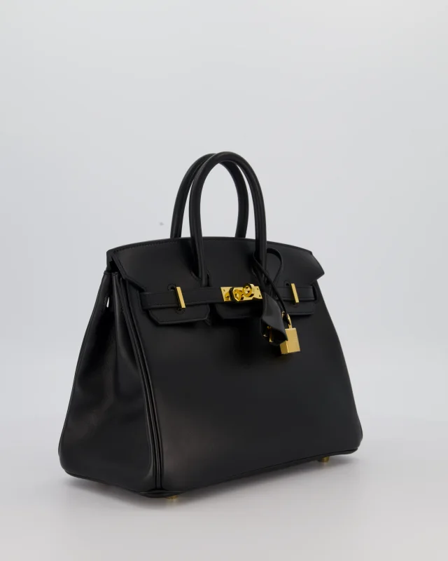 Hermès Birkin 25 Retourne Bag in Black Leather from Sellier, photo 3 of 12