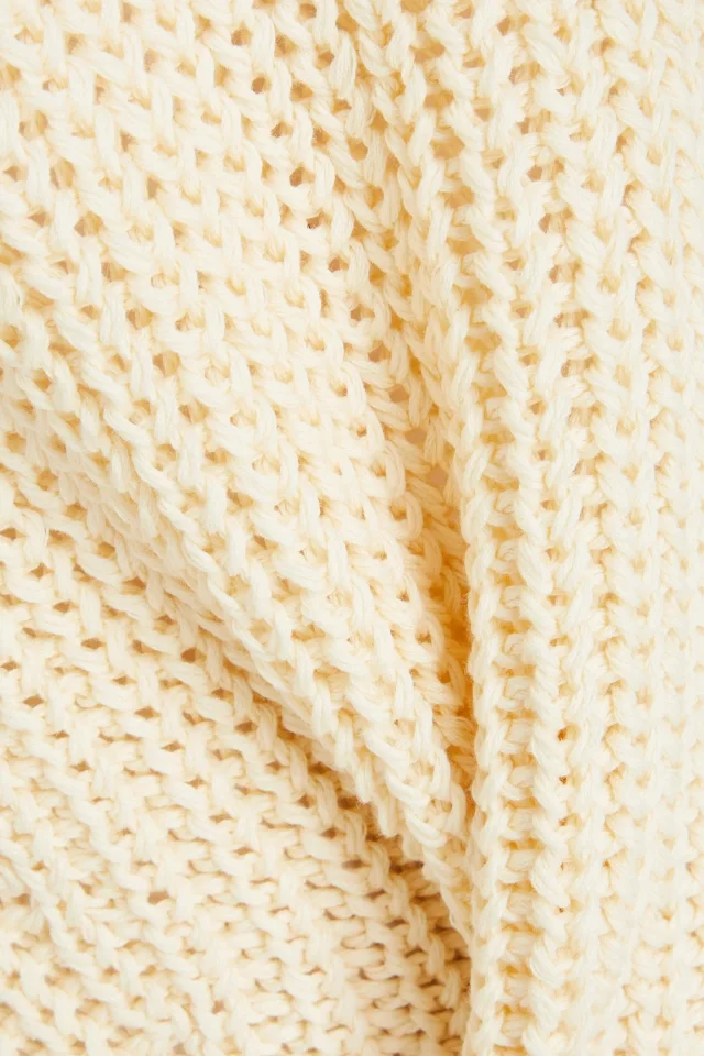 Zimmermann Ribbed Cotton Turtleneck Sweater in Cream, photo 4 of 4 from THE OUTNET