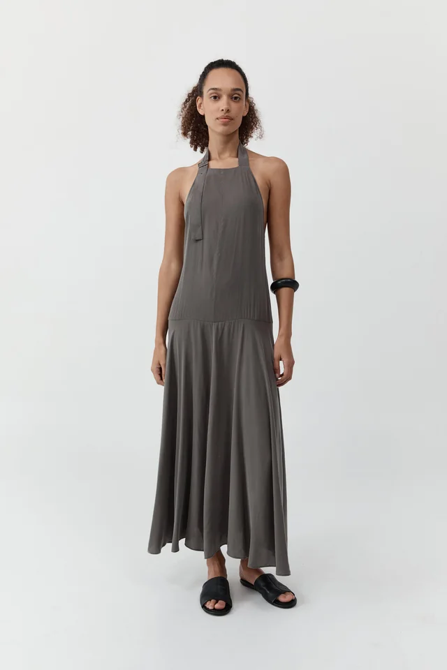 St Agni Apron Dress - Moss from St. Agni, photo 1 of 1