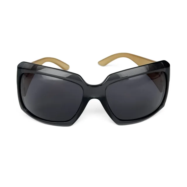 Bvlgari 854 Dark Grey & Beige Acetate Parentesi Sunglasses in Beige Acetate from Designer Archives