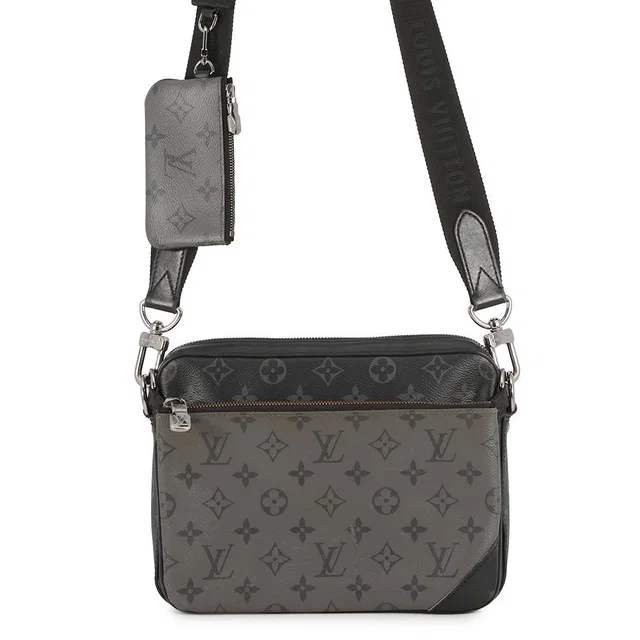Louis Vuitton Trio Messenger NoirM69443 Monogram Eclipse Reverse from GALLERY RARE