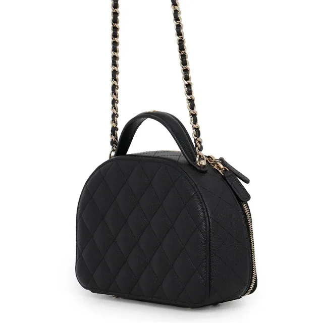 Chanel Matelasse ChainClutch Back BlackAP4438 Caviar Leather in Caviar leather from GALLERY RARE, photo 2 of 15