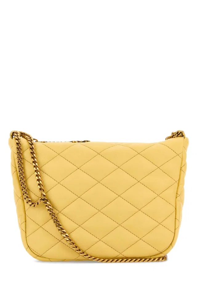 Saint Laurent Mbag Crossbody Bag — Yellow in Yellow Leather from HEWI