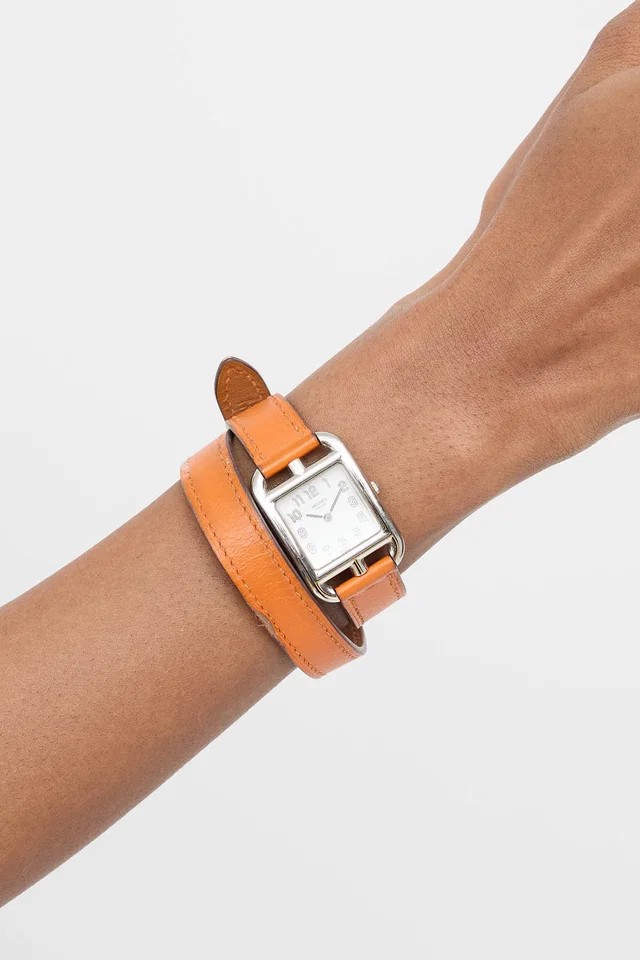 Hermès 2010 Cape Cod Double Tour Watch in Swift leather from VSP Consignment