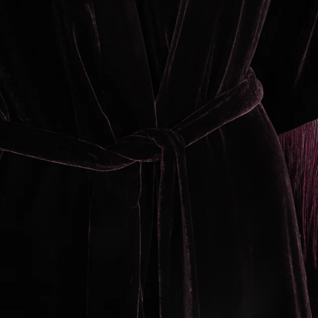 Antonelli Firenze Belted Fringed Wrap Top, photo 3 of 3 from SENSER