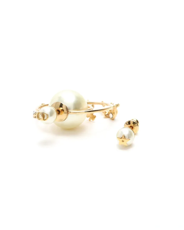 Dior Tribales Pearl Earrings from A Retro Tale, photo 3 of 4