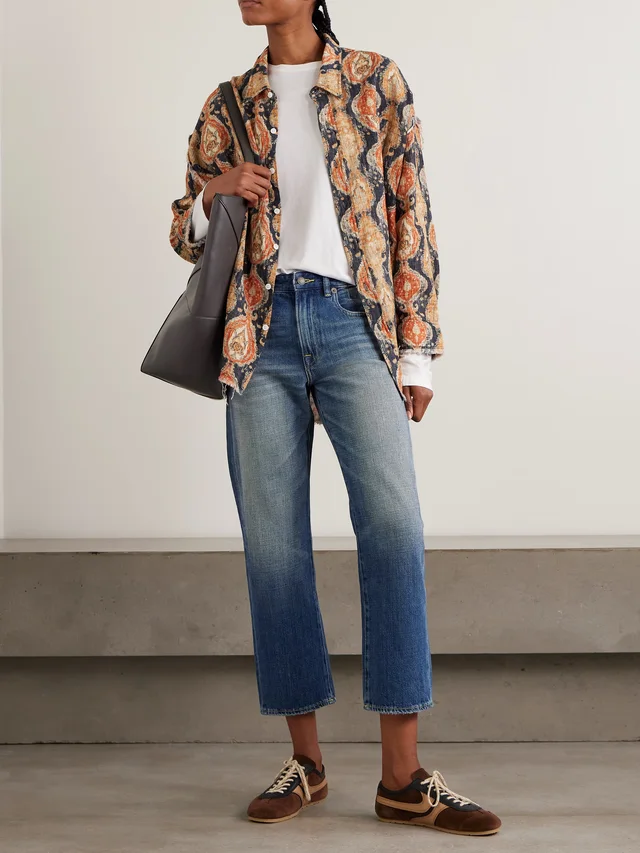 R13 Frayed printed cotton shirt, photo 2 of 2 from NET-A-PORTER (Canada)