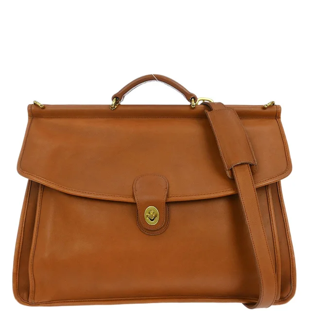 Coach Metropolitan Briefcase in Leather from AMORE Vintage Tokyo