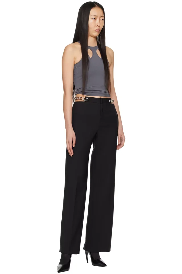 Dion Lee Gray Mobius Loop Tank Top, photo 5 of 5 from SSENSE