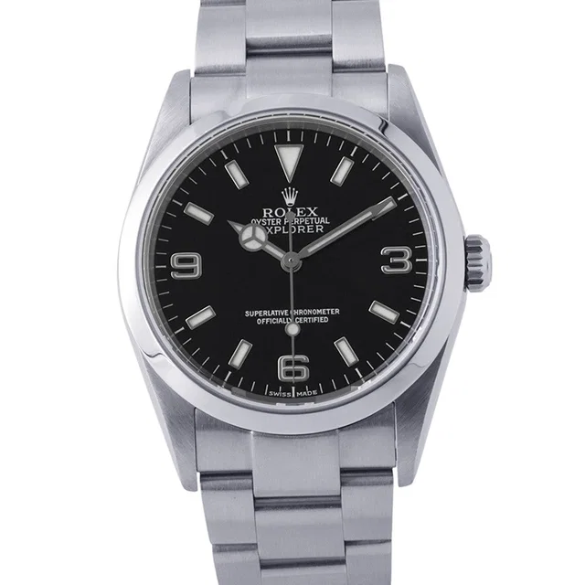 Rolex Explorer 1 W36mm Stainless Steel Black Dial114270 in Black from GALLERY RARE