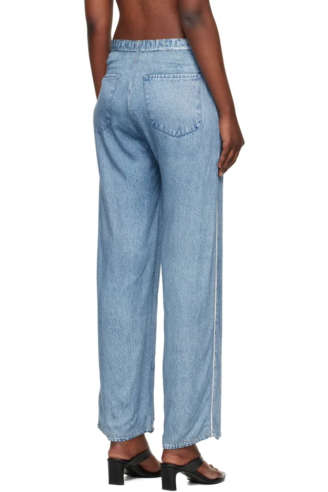 rag & bone Blue Miramar Lounge Pants, photo 3 of 4 from SSENSE