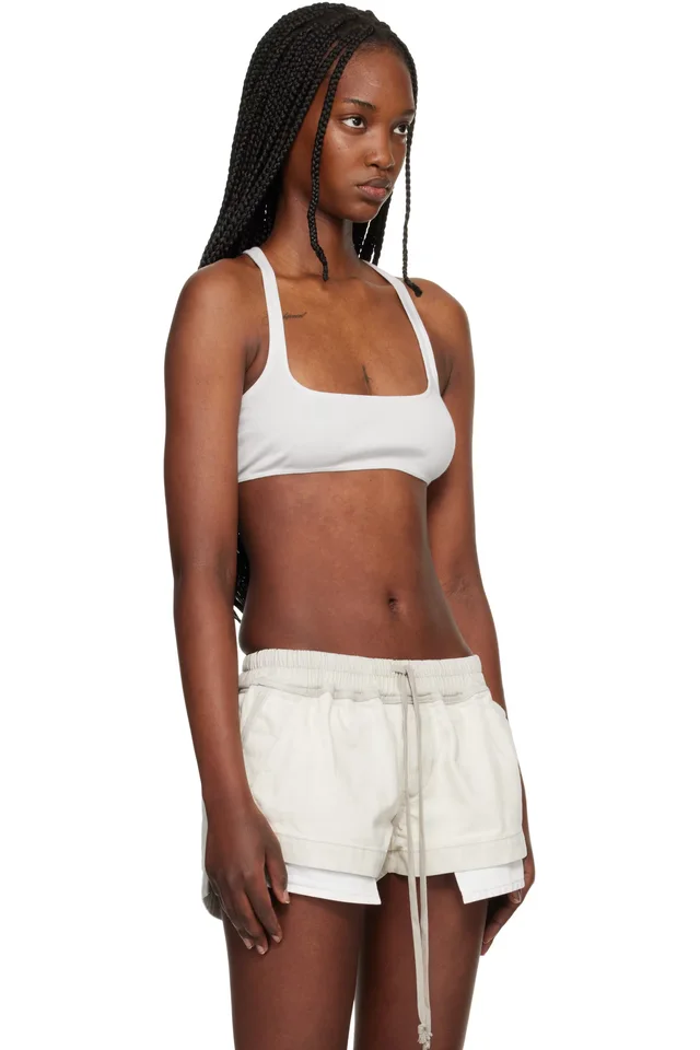 Rick Owens DRKSHDW White Temple Unhorny Top, photo 2 of 4 from SSENSE