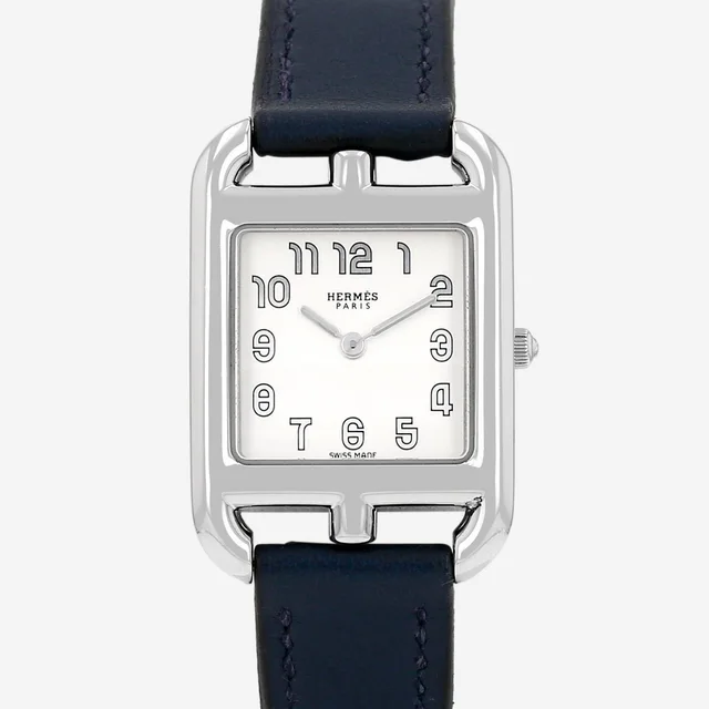 Cape Cod steel watch, Ref: Hermès - CC1.210a, circa 2019 in Leather from Collector Square