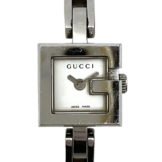 Gucci Mini Watch Gross SS Silver Dial in Silver from The Reluxe