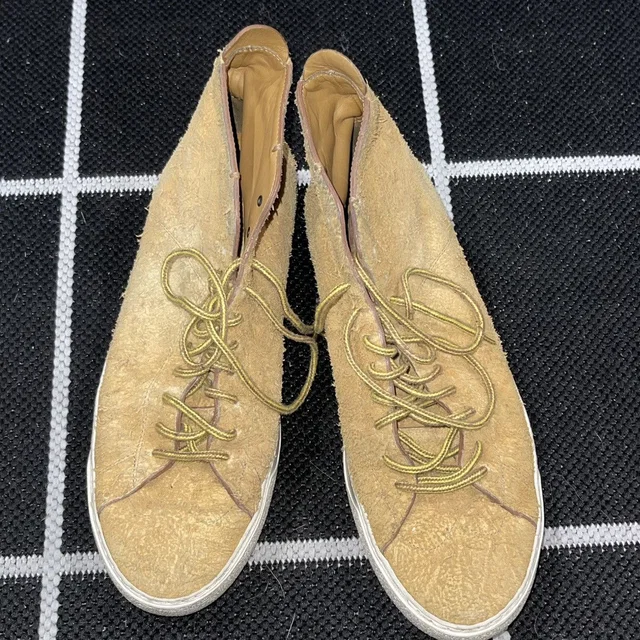 Vivienne Westwood Lace Up Trainer Sand Leather Size Us 10/43 Shoes in Beige in white|neutral Leather from Grailed