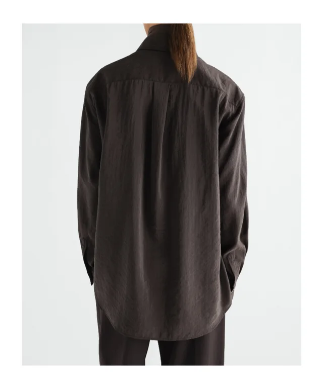 Lemaire STRAIGHT SHIRT IN DRY SILK, photo 4 of 5 from SENSER