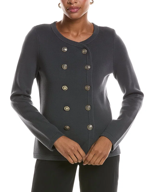 St. John Double-Breasted Knit Jacket, image 1 of 1 from Rue La La
