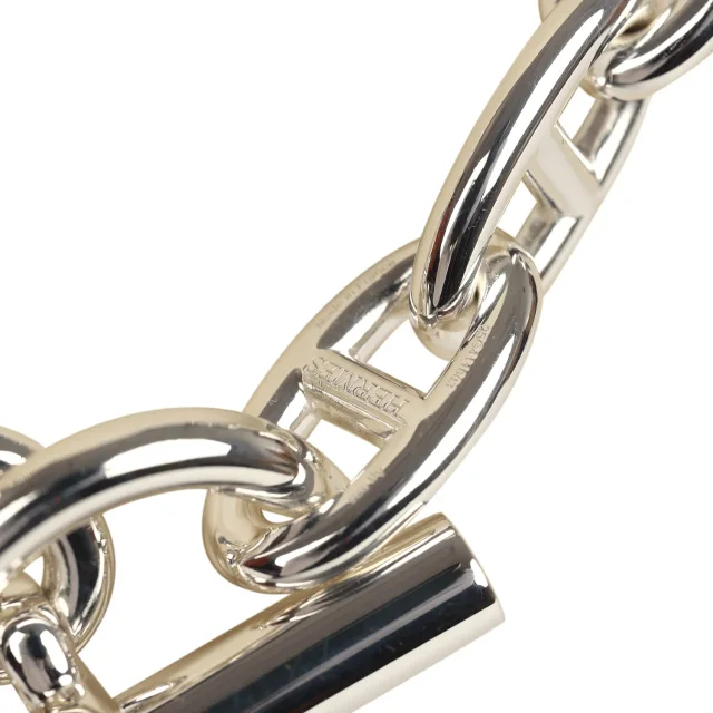 Hermès Chaine D'Ancre Necklace GM 29 Link Sterling Silver in Silver from Madison Avenue Couture, photo 10 of 10