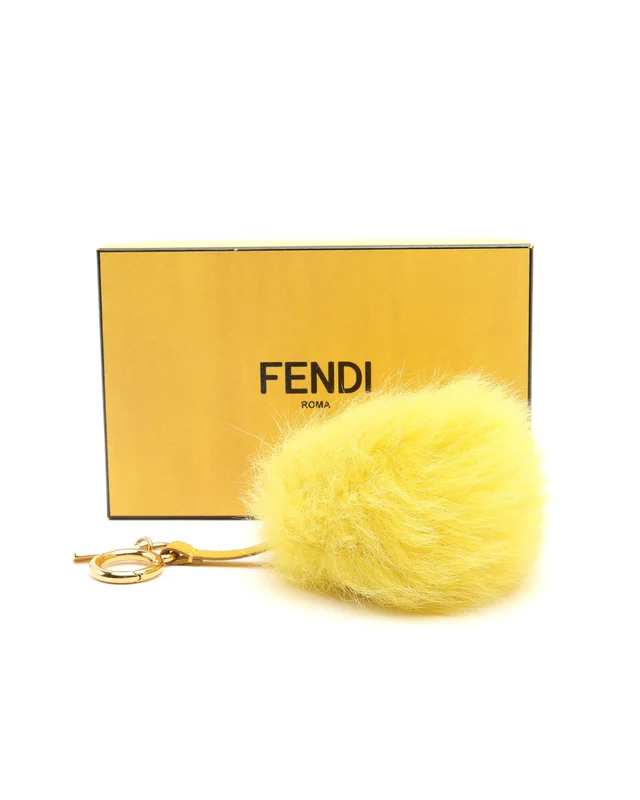 Fendi Fox Fur Pom Bag Charm from A Retro Tale, photo 2 of 4