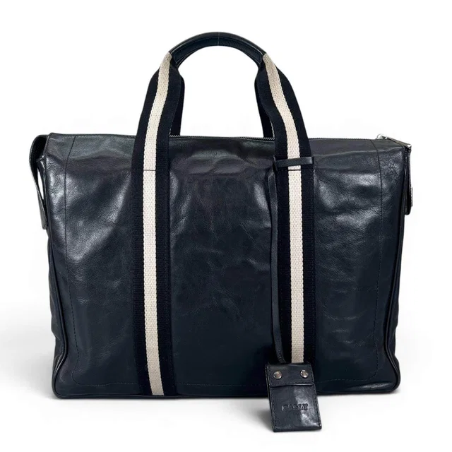 Bally Tigan Leather Briefcase in Leather from LuxUness