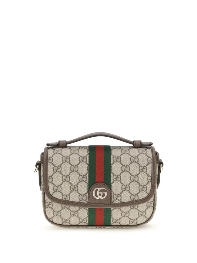 Gucci Ophidia Shoulder Bag — Beige Fabric in Beige Coated canvas from HEWI