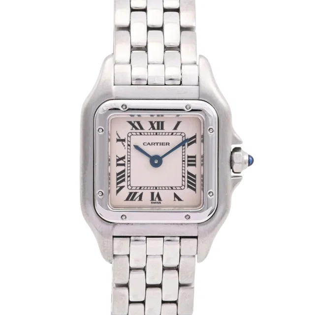 Cartier Panthère SM W25033P5 Quartz Ivory in White from VINTAGE QOO TOKYO