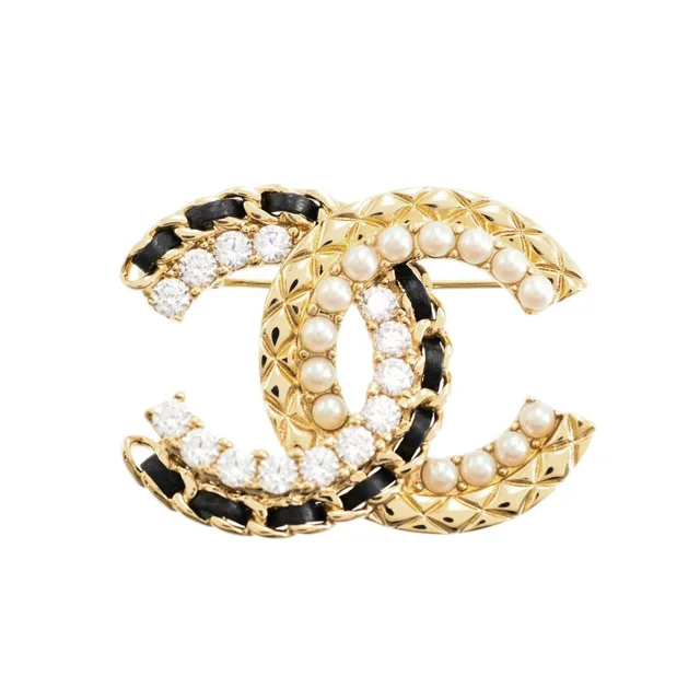 Chanel Brooch Gold in Gold from The Reluxe