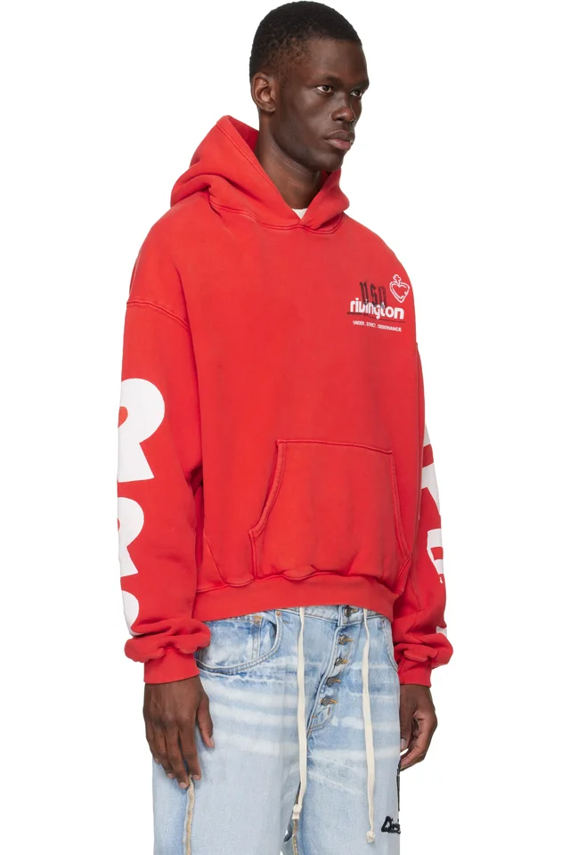 Rivington Roi Rebis Red Membership USO Hoodie, photo 2 of 3 from SSENSE