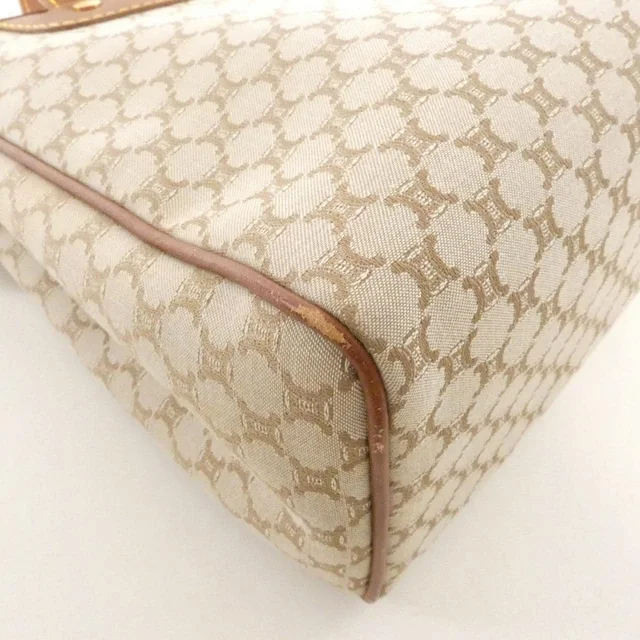 Celine Hand bag in BEIGE / GOLD metal fittings canvas from KOMEHYO, photo 2 of 7