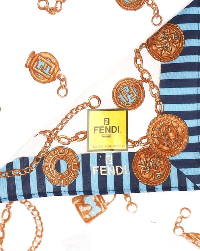 Fendi 45 Cotton Scarf from A Retro Tale, photo 3 of 3