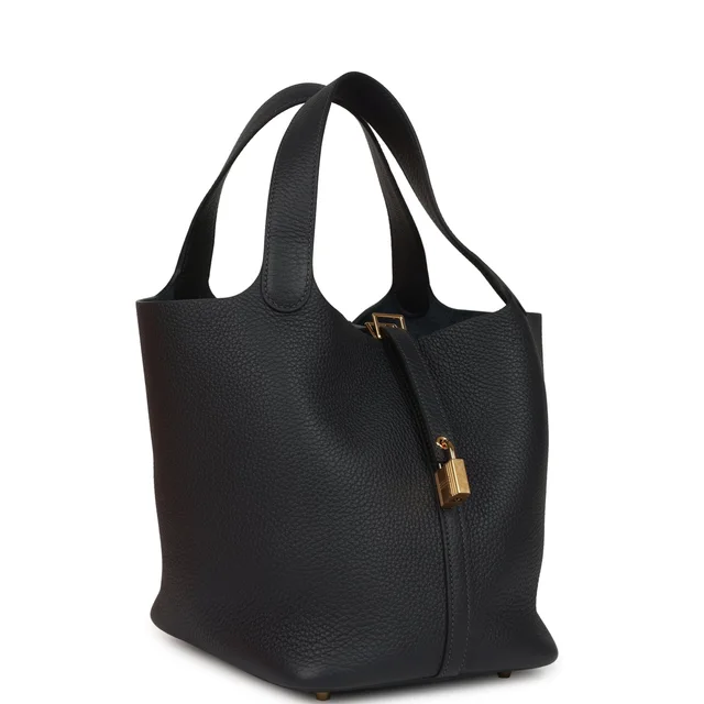 Hermès Picotin Lock 22 Caban Clemence Gold Hardware in Clemence leather from Madison Avenue Couture, photo 2 of 2