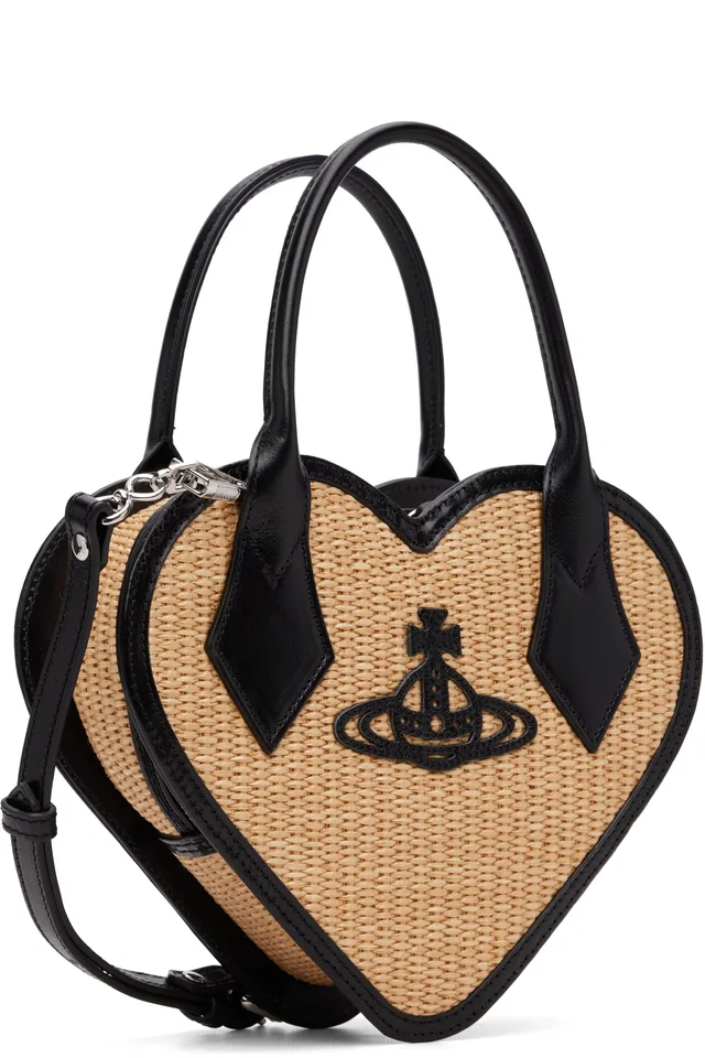 Vivienne Westwood Beige Josephine Heart Crossbody Bag, photo 2 of 4 from SSENSE
