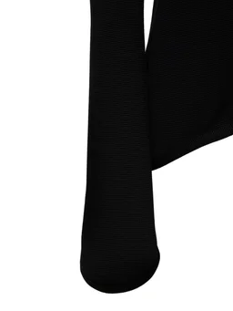 Mach & Mach Short jacket with hook-and-eye closure in 91% Viscose, 7% Polyamide, 2% Elastane, photo 6 of 8 from LUISAVIAROMA