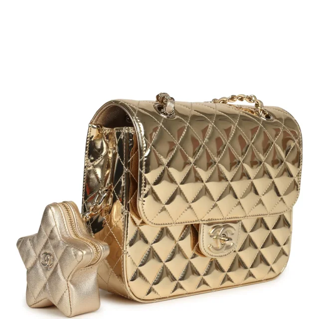 Chanel "Hollywood Boulevard" Backpack in Gold Calfskin from Madison Avenue Couture, photo 2 of 12
